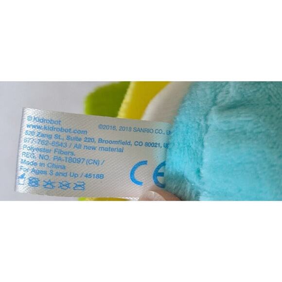 Sanrio Plush Burger Charm Clip Kidrobot Backpack Zipper Pull Key Tuxedo Sam - Picture 3 of 5